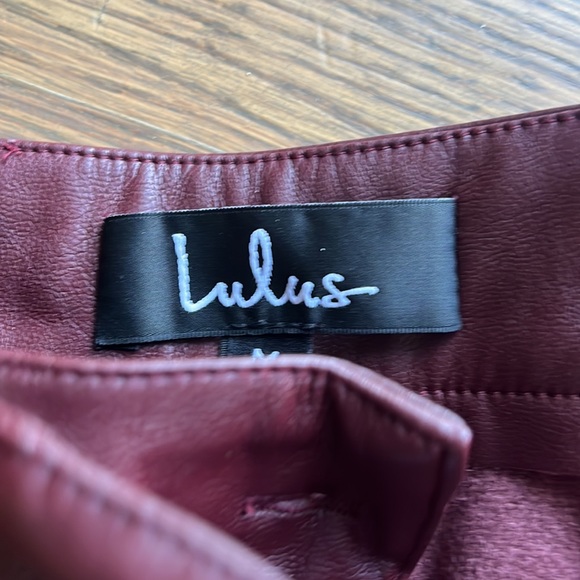 Lulus faux leather pants - Picture 3 of 4